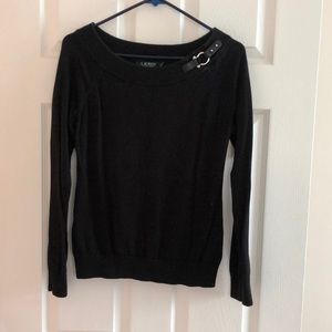 Ralph Lauren Scoop NeckBlack Sweater